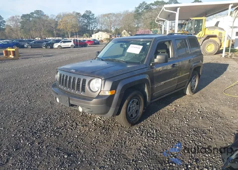 2016 Jeep Patriot Sport из США, поврежденный, VIN 1C4NJPBA7GD812142